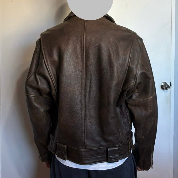 Avirex Vintage Leather Jacket - Picture 5 of 11